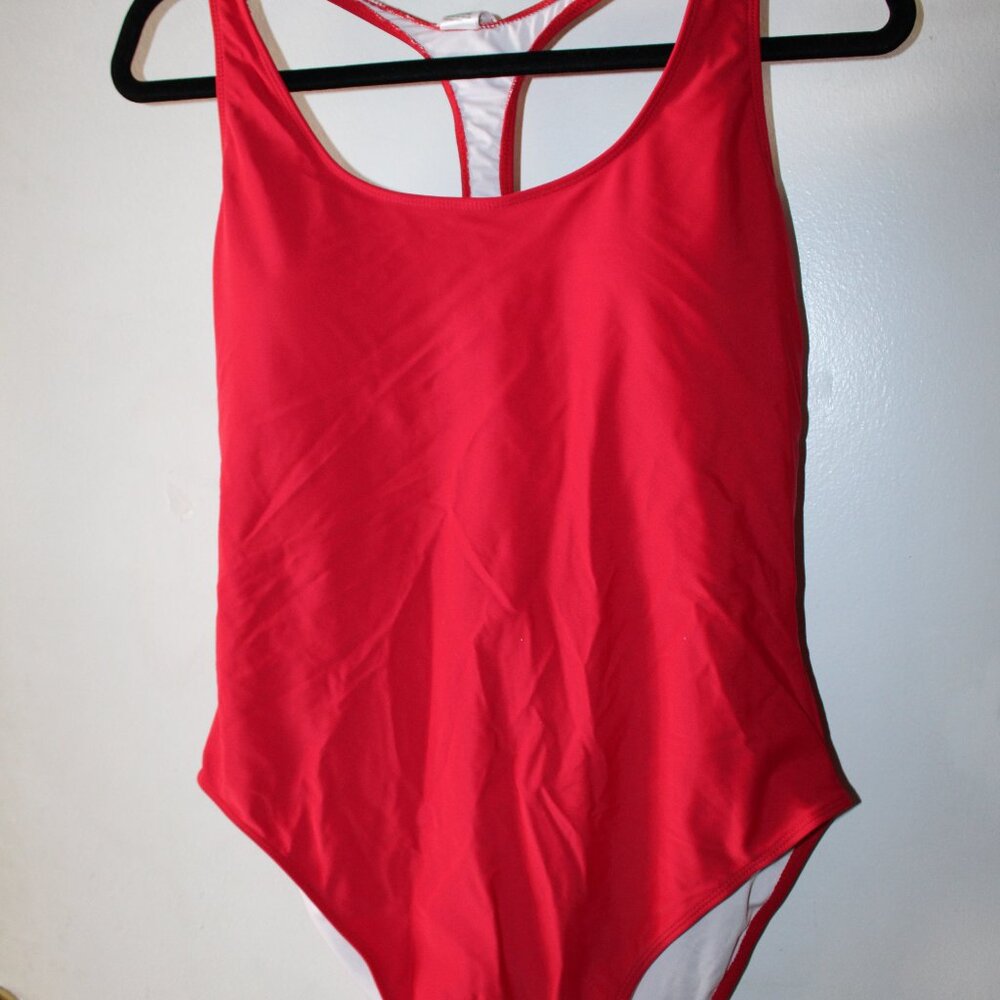 Zeraca Red One-Piece Bathing Suit
